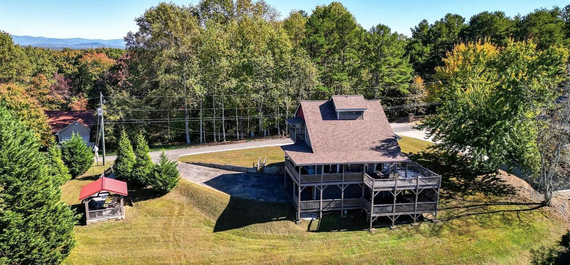 Birds Eye Cabin - Sunset & Starry Retreat Pet Friendly W Private Hottub, Fire Pit And Game Room Ellijay Ngoại thất bức ảnh